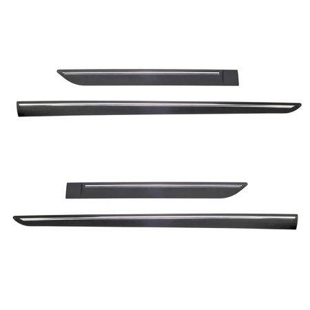 Zwarte zijlijsten voor Honda Accord Tourer, Sedan (2008-2011) - (lengte: 1000mm; 647mm)