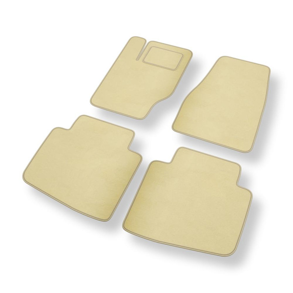 Velours automatten voor Jeep Commander I SUV (2006-2010) - beige