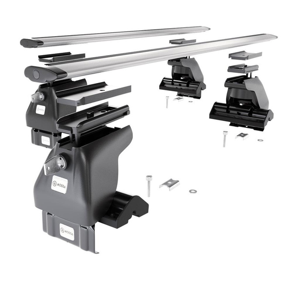 Basisrek voor het autodak voor Toyota Yaris mk I Hatchback (2004-2005) - zilver Imperiaal - zonder bevestigingsmateriaal - Aluminium