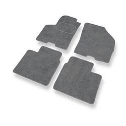 Velours automatten voor Suzuki Baleno II Hatchback (2015-2019) - grijs