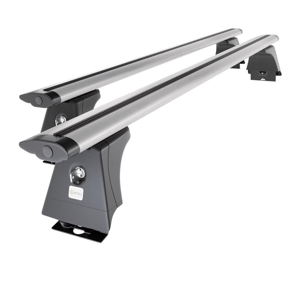 Basisrek voor het autodak voor Peugeot Boxer III Bus (2014-....) - zilver Imperiaal - bevestigingspunten - Aluminium