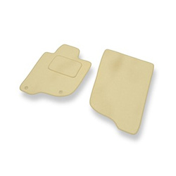 Velours automatten voor Mitsubishi L200 IV Pick-Up (2006-2015) - beige