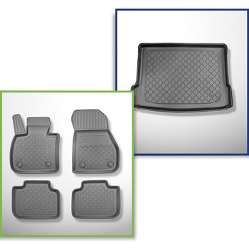 Set kofferbakmat en automatten TPE op maat gemaakt voor: BMW X2 F39 SAC (03.2018