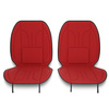 Geprofileerde beschermmat voor autostoelen Mercedes-Benz M Klas W163 W164 W166 - rood