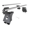 Basisrek voor het autodak voor Peugeot Boxer III Bus (2014-....) - zilver Imperiaal - bevestigingspunten - Aluminium