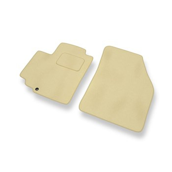 Velours automatten voor Nissan Pixo Hatchback (2008-2013) - beige