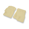 Velours automatten voor Honda Civic VI Aerodeck, Coupé, Hatchback, Sedan (1996-2000) 5 deuren - beige