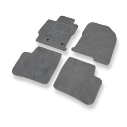 Velours automatten voor Toyota Prius II Liftback (2002-2009) - grijs