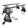 Basisrek voor het autodak voor Fiat Grande Punto Hatchback (2005-2010) - zwart Imperiaal - zonder bevestigingsmateriaal - Staal