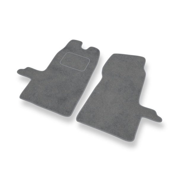 Velours automatten voor Ford Transit VI Bestelwagen (2000-2006) - grijs