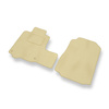 Velours automatten voor Honda CR-V III SUV (2007-2012) - beige