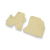 Velours automatten voor Toyota RAV4 II SUV (2000-2005) - beige