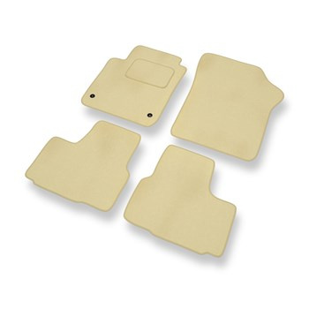 Velours automatten voor Seat Mii I (2011-2019) - beige