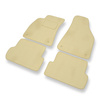 Velours automatten voor Audi A4 II B6 Avant, Cabriolet, Limousine (2000-2005) - beige