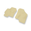 Velours automatten voor Hyundai Coupe III Coupé (2002-2009) - beige