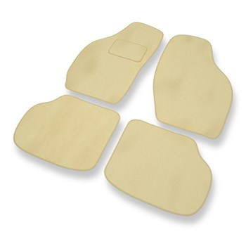 Velours automatten voor Daewoo Tico Hatchback (1991-2001) - beige