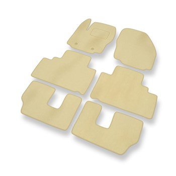 Velours automatten voor Ford S-Max I MPV (2006-2015) - beige
