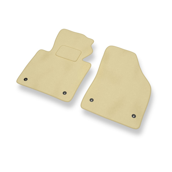 Velours automatten voor Volkswagen Touran I MPV (2003-2010) - beige