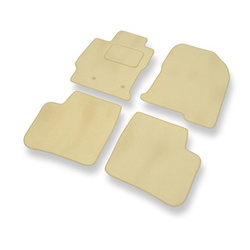 Velours automatten voor Toyota Prius II Liftback (2002-2009) - beige