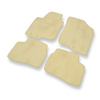 Velours automatten voor Kia Ceed I Hatchback, Stationwagen (2006-2012) - beige