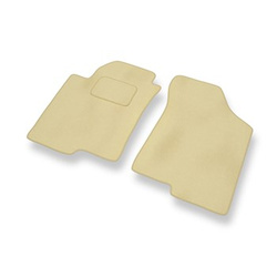 Velours automatten voor Kia Cerato I Sedan (2003-2008) - beige