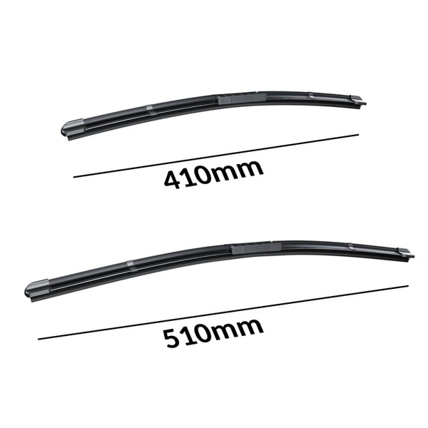 Auto ruitenwissers op de voorruit voor Honda S2000 Roadster (04.1999-06.2009) - vlak bladen