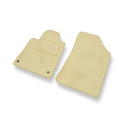 Velours automatten voor Peugeot 407 Coupé, Sedan, SW (2004-2011) - beige