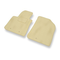 Velours automatten voor Hyundai i10 II Hatchback (2012-2019) - beige