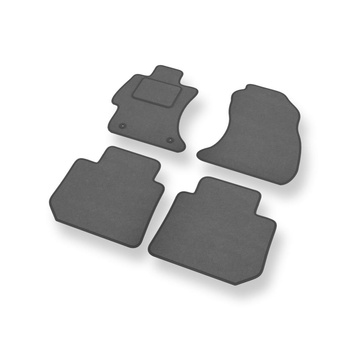 Velours automatten voor Subaru Impreza Hatchback (2018-2024) - grijs