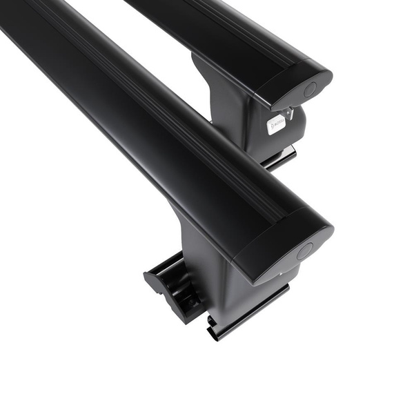 Basisrek voor het autodak voor Ssangyong Musso SUV (1993-2005) - zwart Imperiaal - zonder bevestigingsmateriaal - Aluminium