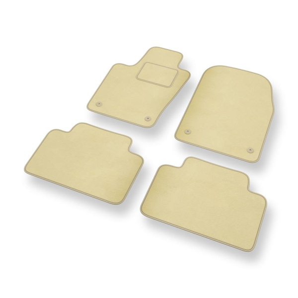 Velours automatten voor Jeep Grand Cherokee IV SUV (2010-2021) - beige