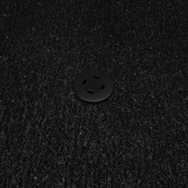 Velours automatten voor Fiat Doblo II Bestelwagen (2009-2016) - zwart