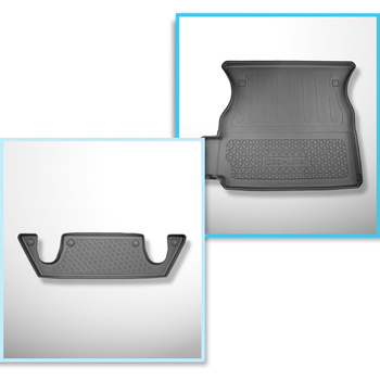 Set kofferbakmat en automatten TPE PREMIUM op maat gemaakt voor: Tesla Model X S