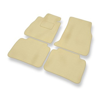 Velours automatten voor BMW 4 F32, F36 Coupé, Gran Coupé (2014-2021) - beige