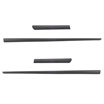 Zwarte zijlijsten voor Renault Twingo Hatchback (1993-2006) - (lengte: 1185mm; 468mm)