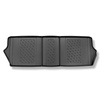 Set kofferbakmat en automatten TPE PREMIUM op maat gemaakt voor: Mercedes-Benz V Klas W447 Bestelwagen (06.2014-....) - lange versie (wielbasis 3.200 mm, lengte auto 5140 mm, achter de derde zitrij; achter de derde zitrij; zonder gedeelde bagageruimte; ve