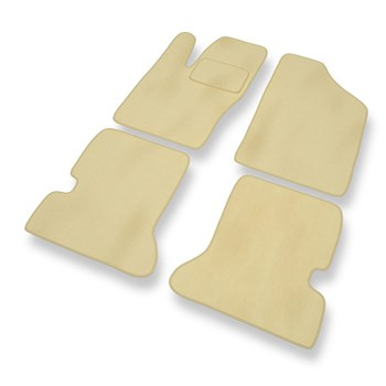 Velours automatten voor Fiat Seicento Hatchback, Bestelwagen (1998-2010) - beige