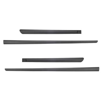 Zwarte zijlijsten voor Volkswagen Golf VI Hatchback (2008-2012) - (lengte: 981mm; 743mm)