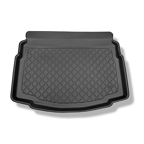 Kofferbakmat op maat voor: Volkswagen Golf VII Hatchback (10.2012-12.2019) - met tijdelijk reservewiel / reparatieset: voor boven- en onderste bagageruimte