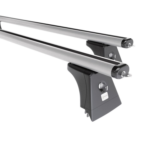 Basisrek voor het autodak voor Opel Corsa E Hatchback (2015-2019) - zilver Imperiaal - bevestigingspunten - Aluminium