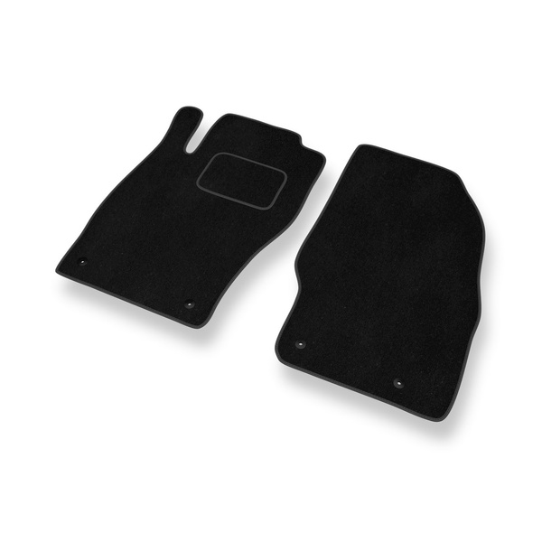 Velours automatten voor Opel Corsa D Hatchback (2006-2014) - zwart