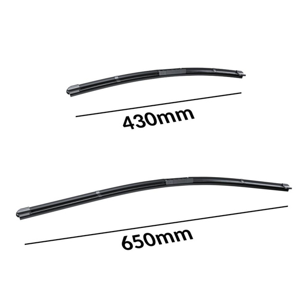 Auto ruitenwissers op de voorruit voor Nissan Qashqai II Crossover (12.2013-2021) - vlak bladen