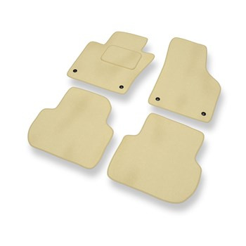 Velours automatten voor Volkswagen Jetta VI Sedan (2011-2018) - beige