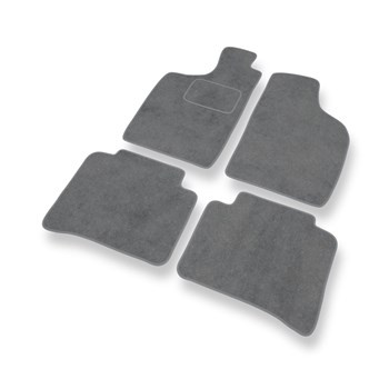 Velours automatten voor Nissan Navara D22 Pick-Up (1997-2005) - grijs