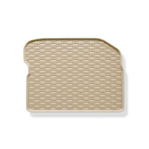 Rubberen matten voor de Volkswagen New Beetle Hatchback, Cabriolet (1998-2010) - beige - 4 stuks