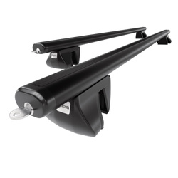 Basisrek voor het autodak voor Ford Grand C-max MPV (2010-2019) - zwart Imperiaal - geïntegreerde railing - Aluminium
