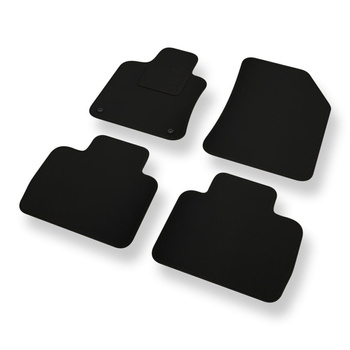 Vilten automatten voor Peugeot 508 II Sedan, SW (2018-....) - zwart