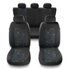 Een set universele autohoezen voor Ford Fiesta MK5, MK6, MK7, MK8 (1999-2019) - UNE-BL