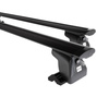 Basisrek voor het autodak voor Citroen Xsara Stationwagen (1992-2006) - zwart Imperiaal - T-profiel - Aluminium