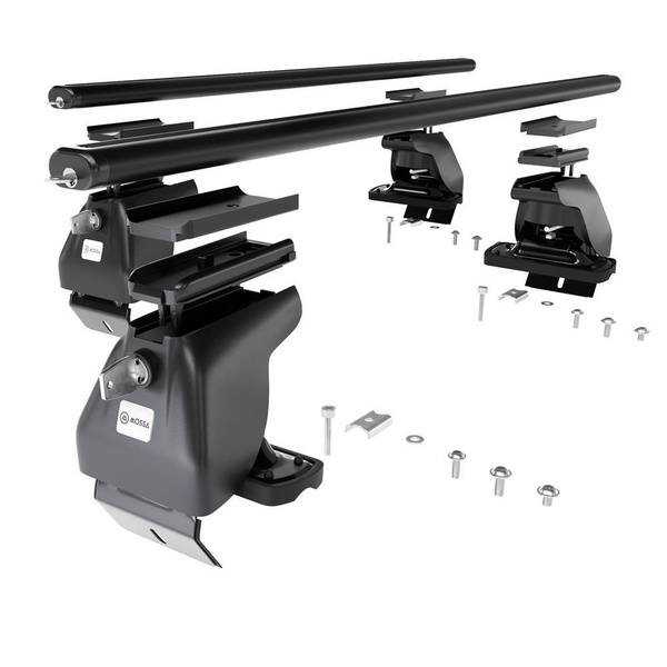 Basisrek voor het autodak voor DS 4 Hatchback (2011-2018) - zwart Imperiaal - zonder bevestigingsmateriaal - Aluminium